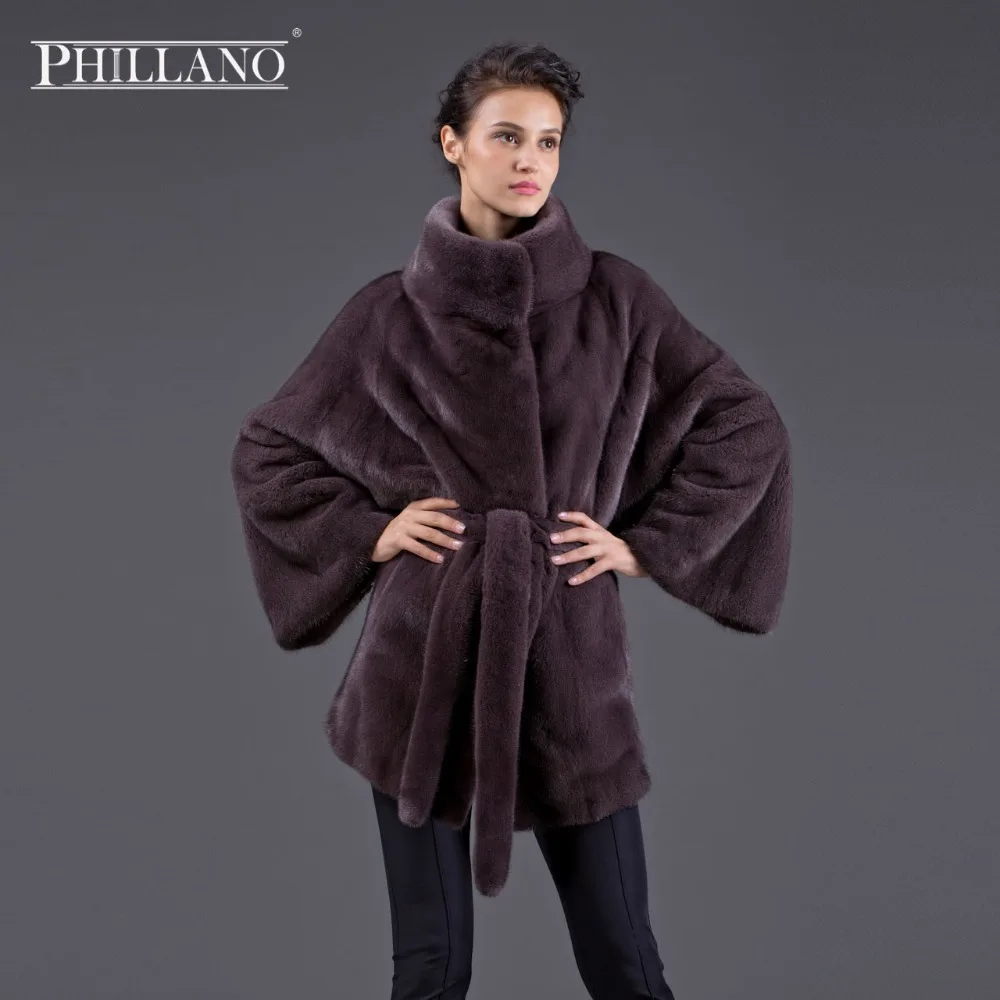 Горящие Товары PHILLANO 2016 Шубы Из Меха Норки Скандинавия Дания Женская Куртка