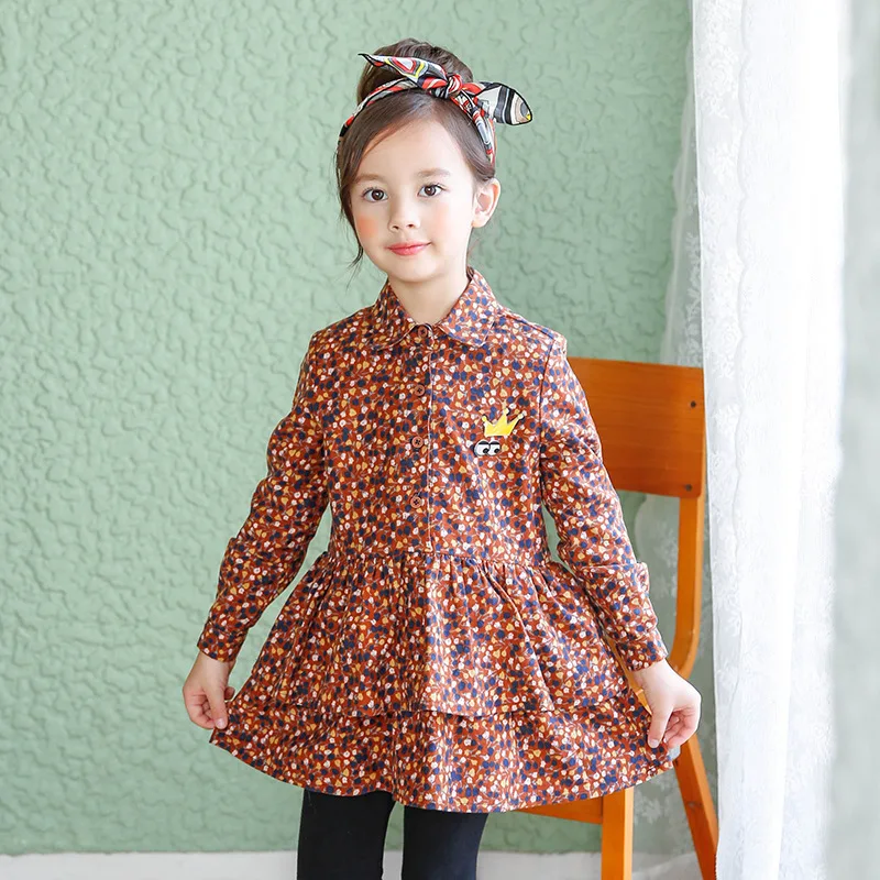 Новинка весна-осень 2017, детское платье-рубашка в южнокорейском стиле с длинными рукавами и брошью в виде цветочной короны для девочек, мален...
Новинка весна-осень 2017, детское платье-рубашка в южнокорейском стиле с длинными рукавами и брошью в виде цветочной короны для девочек, мален...