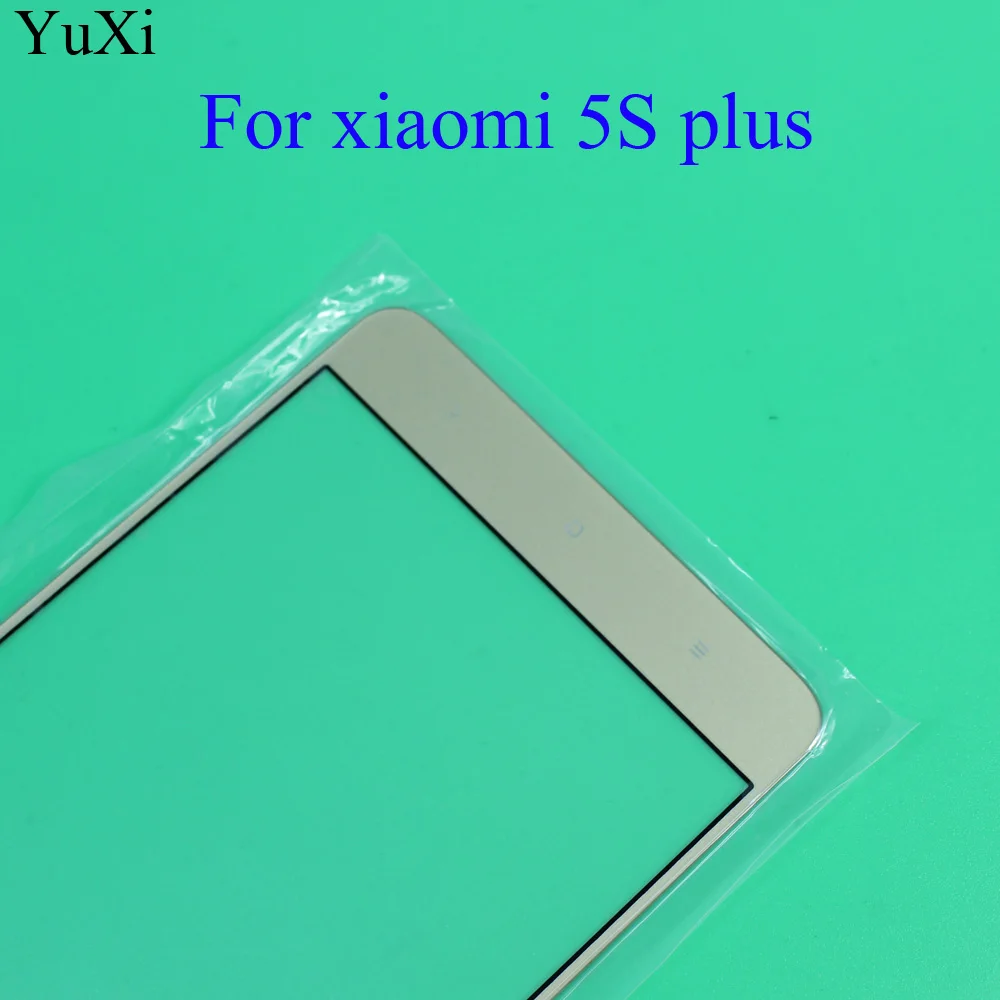 Передняя и внешняя стеклянная линза YuXi Mi5s plus запасная часть для Xiaomi сенсорный