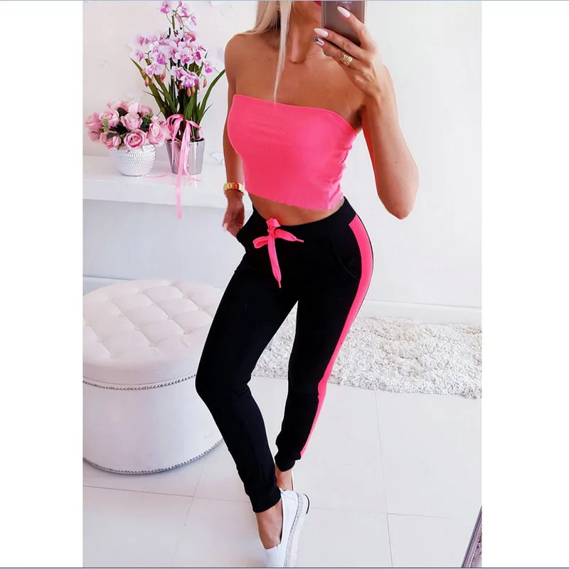 Womens Pants Lace Up Bandage High Waist Striped Sport Pants Fitness Gym Leggings Stretch Trousers Simple Basic Pants Womens 2019
Womens Pants Lace Up Bandage High Waist Striped Sport Pants Fitness Gym Leggings Stretch Trousers Simple Basic Pants Womens 2019