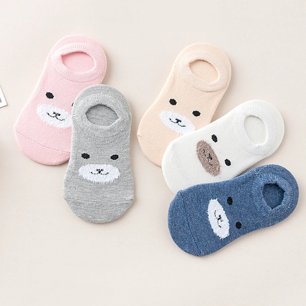 5 Pair New Children Boat Invisible Socks 5 pairs/lot Cotton Unisex Cartoon Bear Pattern 1-10 Years Casual Baby Kids Ankle Socks
5 Pair New Children Boat Invisible Socks 5 pairs/lot Cotton Unisex Cartoon Bear Pattern 1-10 Years Casual Baby Kids Ankle Socks