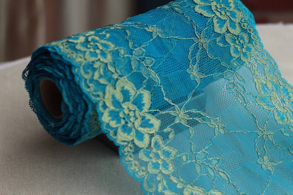 MLAEY 2yards Golden Elastic Stretch Lace Trim Soft Floral Decoration Crafts Sewing Lace Fabric For Dress Making width 22cm
MLAEY 2yards Golden Elastic Stretch Lace Trim Soft Floral Decoration Crafts Sewing Lace Fabric For Dress Making width 22cm
