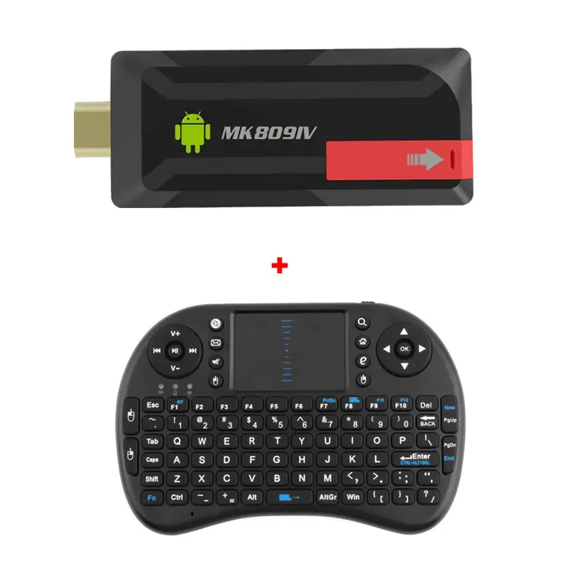 MK809IV 2G/8GB четырехъядерная стандартная смарт ТВ приставка + Розничная коробка|tv box