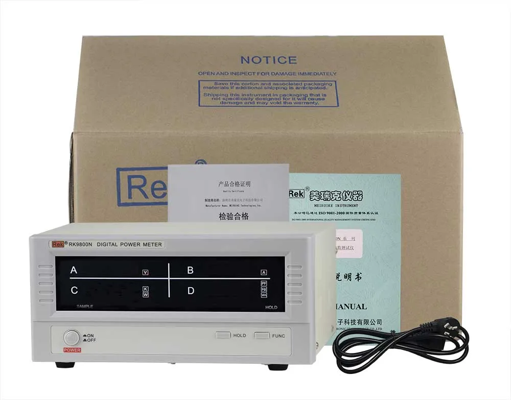 Интеллектуальный Электрический измеритель количества RK9800N 0 ~ 600 в 0 ~ 4A 3,5 ~ 20A 12kW
Интеллектуальный Электрический измеритель количества RK9800N 0 ~ 600 в 0 ~ 4A 3,5 ~ 20A 12kW