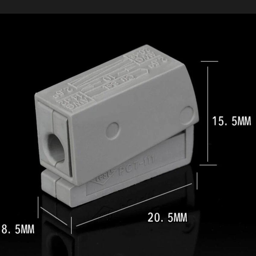 10PCS PCT-111 PCT111 224-101 Single 1 pin cable wire wiring connecting connector connectors for lamp durable hard Compact
10PCS PCT-111 PCT111 224-101 Single 1 pin cable wire wiring connecting connector connectors for lamp durable hard Compact