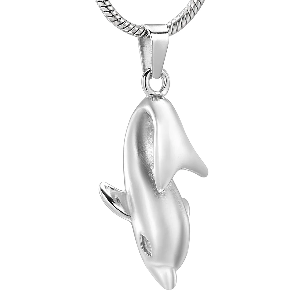 IJD10928 Cute Dolphin Stainless Steel Cremation Memorial Necklace Ashes Urn Pendant Keepsake for Pets Human Souvenir Jewelry
IJD10928 Cute Dolphin Stainless Steel Cremation Memorial Necklace Ashes Urn Pendant Keepsake for Pets Human Souvenir Jewelry