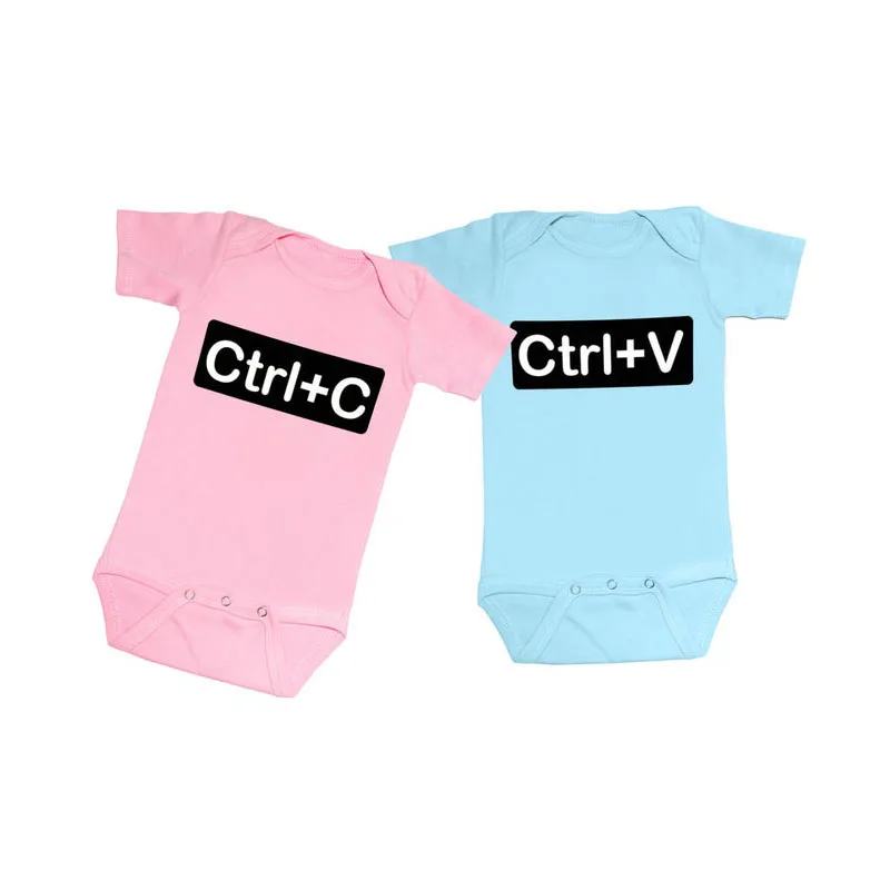 YSCULBUTOL Born Together Friends CTRL+C CTRL+V Outfit Cute And Funny A Set Twins Baby Bodysuit New Born Twins Gift Clothes
YSCULBUTOL Born Together Friends CTRL+C CTRL+V Outfit Cute And Funny A Set Twins Baby Bodysuit New Born Twins Gift Clothes