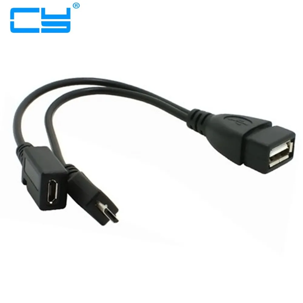 

Mini curto micro usb host otg cabo micro usb com poder para samsung i9100 i9300 i9500 n7000 n7100 i9000 ngansek no carregamento