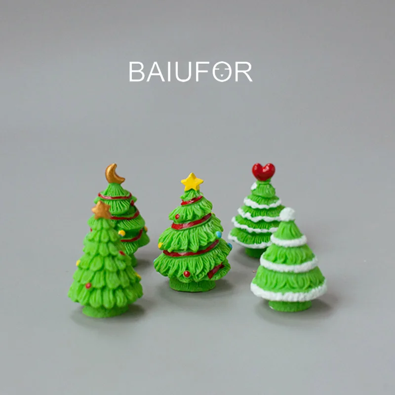 BAIUFOR Мини Рождественская елка Санта Клаус снеговика Подарочная коробка