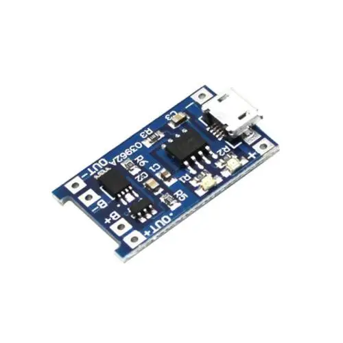 Зарядная плата для литиевых батарей 5 в Micro USB 1A 18650 модуль зарядного устройства +