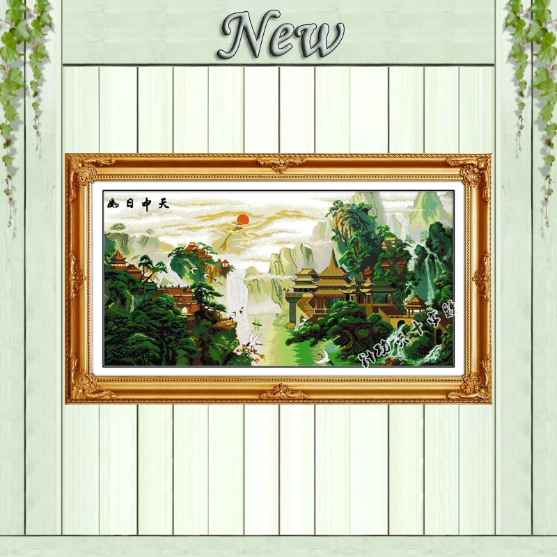 Like the sun at high noon river Scenery Counted printed on canvas DMC 14CT 11CT DIY Cross Stitch Needlework kits Embroidery Sets
Like the sun at high noon river Scenery Counted printed on canvas DMC 14CT 11CT DIY Cross Stitch Needlework kits Embroidery Sets