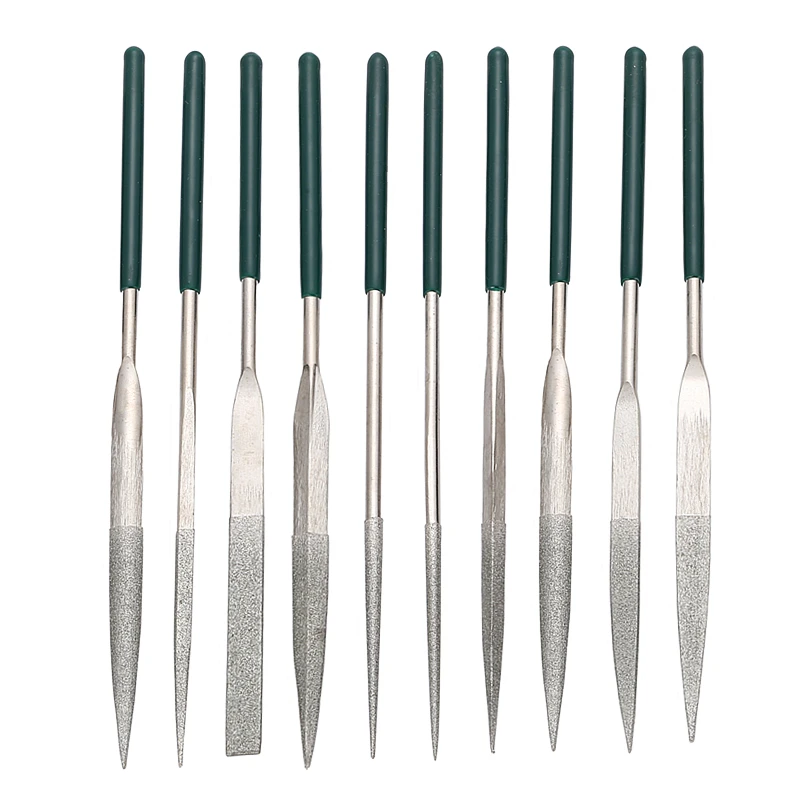 10 Pcs Needle Files Diamond Carbide Alloy 160*4mm For Jeweler Diamond Carving Craft Tool Metal Glass Stone Hand Tools
10 Pcs Needle Files Diamond Carbide Alloy 160*4mm For Jeweler Diamond Carving Craft Tool Metal Glass Stone Hand Tools