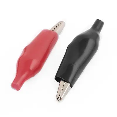100 x Red Black Crocodile Alligator Clamps Connectors for Test 45mm Metal Length
100 x Red Black Crocodile Alligator Clamps Connectors for Test 45mm Metal Length