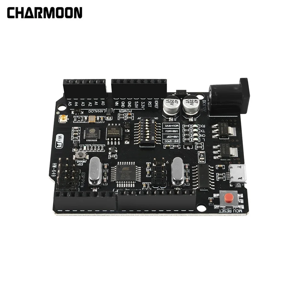 WiFi R3 ATmega328P+ESP8266 (32Mb memory) USB-TTL CH340G For Arduino Uno, NodeMCU, WeMos ESP8266 One New Arrival
WiFi R3 ATmega328P+ESP8266 (32Mb memory) USB-TTL CH340G For Arduino Uno, NodeMCU, WeMos ESP8266 One New Arrival