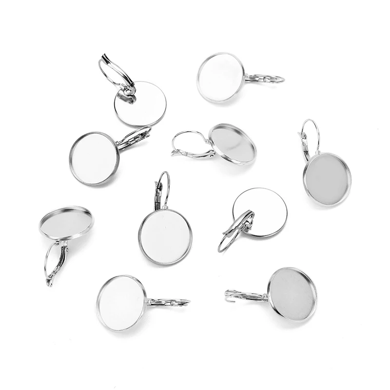 10pcs/lot Diameter 10/12/14/16/18/20/25mm Blank French Earrings Base Tray 6 Colors Cabochon Setting Cameo Base Jewelry Making
10pcs/lot Diameter 10/12/14/16/18/20/25mm Blank French Earrings Base Tray 6 Colors Cabochon Setting Cameo Base Jewelry Making