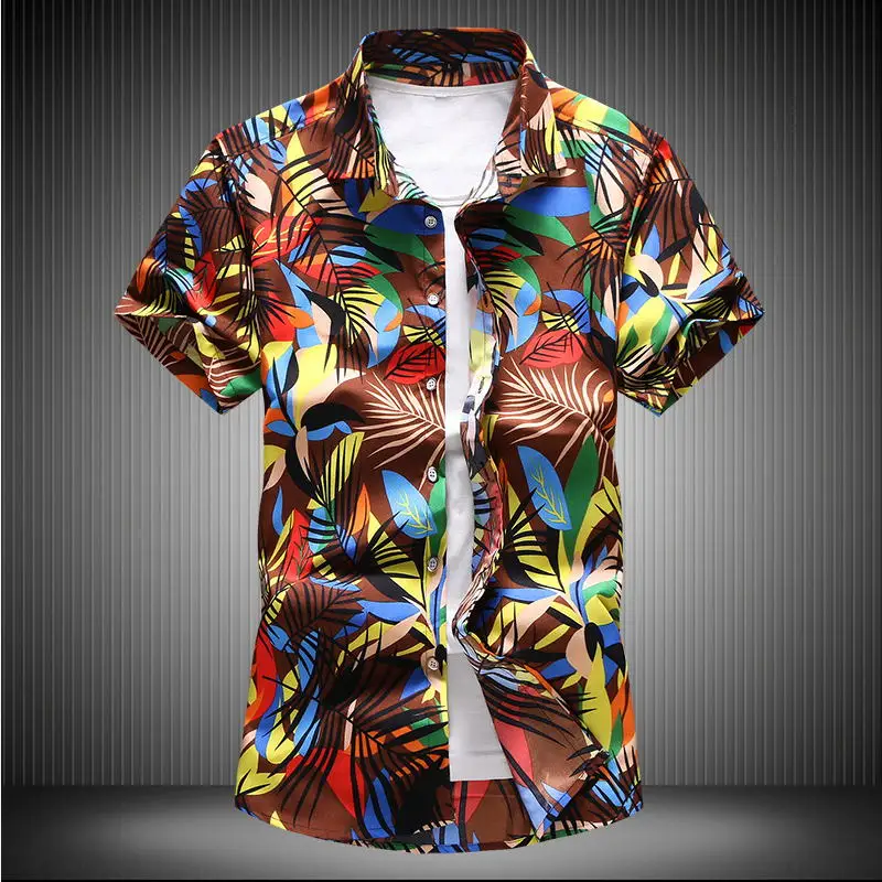 Short Sleeve Shirt Men Summer Fashion Casual Plus Size Mens Shirts High Quality Flower Shirts Mens Social 6XL 7XL
Short Sleeve Shirt Men Summer Fashion Casual Plus Size Mens Shirts High Quality Flower Shirts Mens Social 6XL 7XL