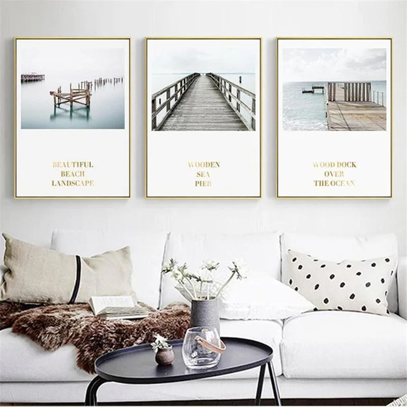 HAOCHU Nordic Canvas Print Decorative Painting Lake Scenery Fog Bridge Landscape Personality Home Living Room Hotel Wall Poster
HAOCHU Nordic Canvas Print Decorative Painting Lake Scenery Fog Bridge Landscape Personality Home Living Room Hotel Wall Poster