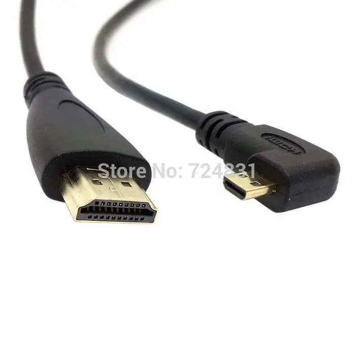 Jimier 50cm Right Angled 90 Degree Micro HDMI-compatible to HDMI-compatible Male HDTV Cable for Cell Phone & Tablet
Jimier 50cm Right Angled 90 Degree Micro HDMI-compatible to HDMI-compatible Male HDTV Cable for Cell Phone & Tablet