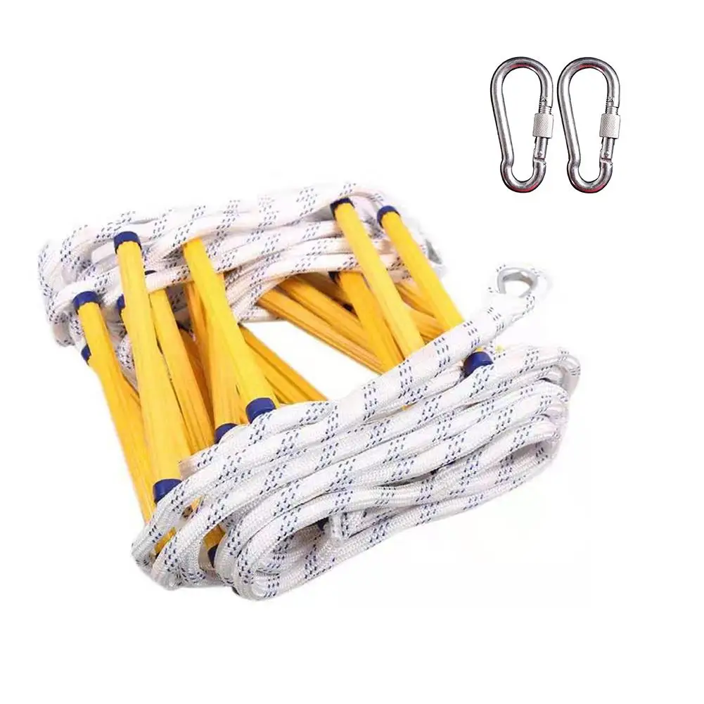 High Strength Epoxy Resin Folding Soft Steps ladder without steel wire with 2pcs buckle fire escape rope ladder
High Strength Epoxy Resin Folding Soft Steps ladder without steel wire with 2pcs buckle fire escape rope ladder