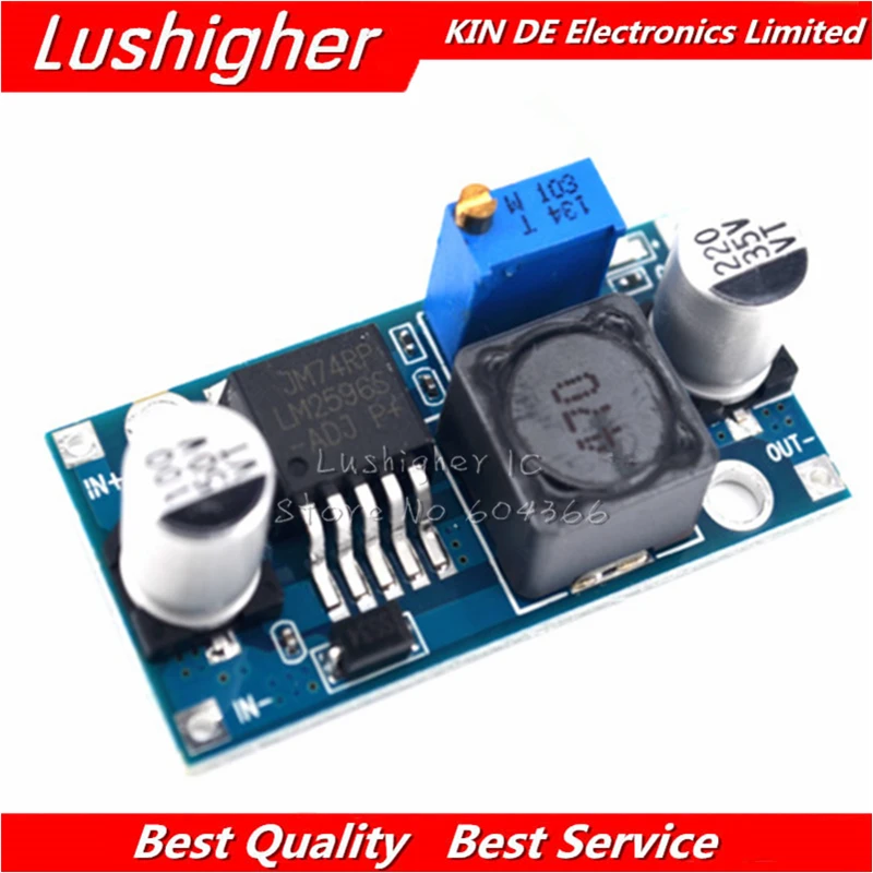 5 шт., понижающий модуль преобразователя LM2596, регулируемый регулятор напряжения постоянного тока от 4,0 до 40 до 1,3-37 в 
5 шт., понижающий модуль преобразователя LM2596, регулируемый регулятор напряжения постоянного тока от 4,0 до 40 до 1,3-37 в