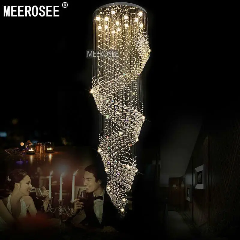Long Size Crystal Chandelier Light Fixture for Lobby, staircase Lustre, stairs, foyer Large Crystal lmap Stair Lighting
Long Size Crystal Chandelier Light Fixture for Lobby, staircase Lustre, stairs, foyer Large Crystal lmap Stair Lighting