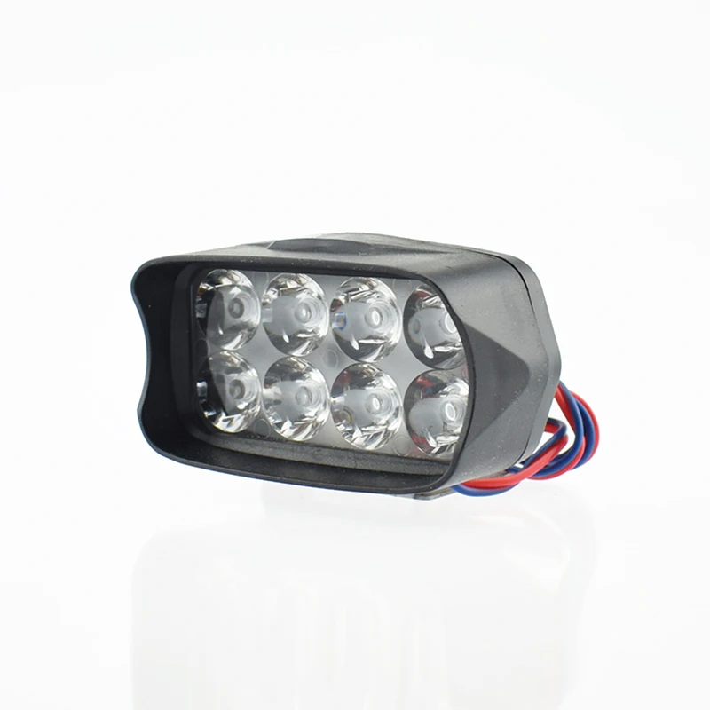 Мото rcycle фары Противотуманные 1200LM супер яркая вспомогательная лампа 12v 12w 8LED мото