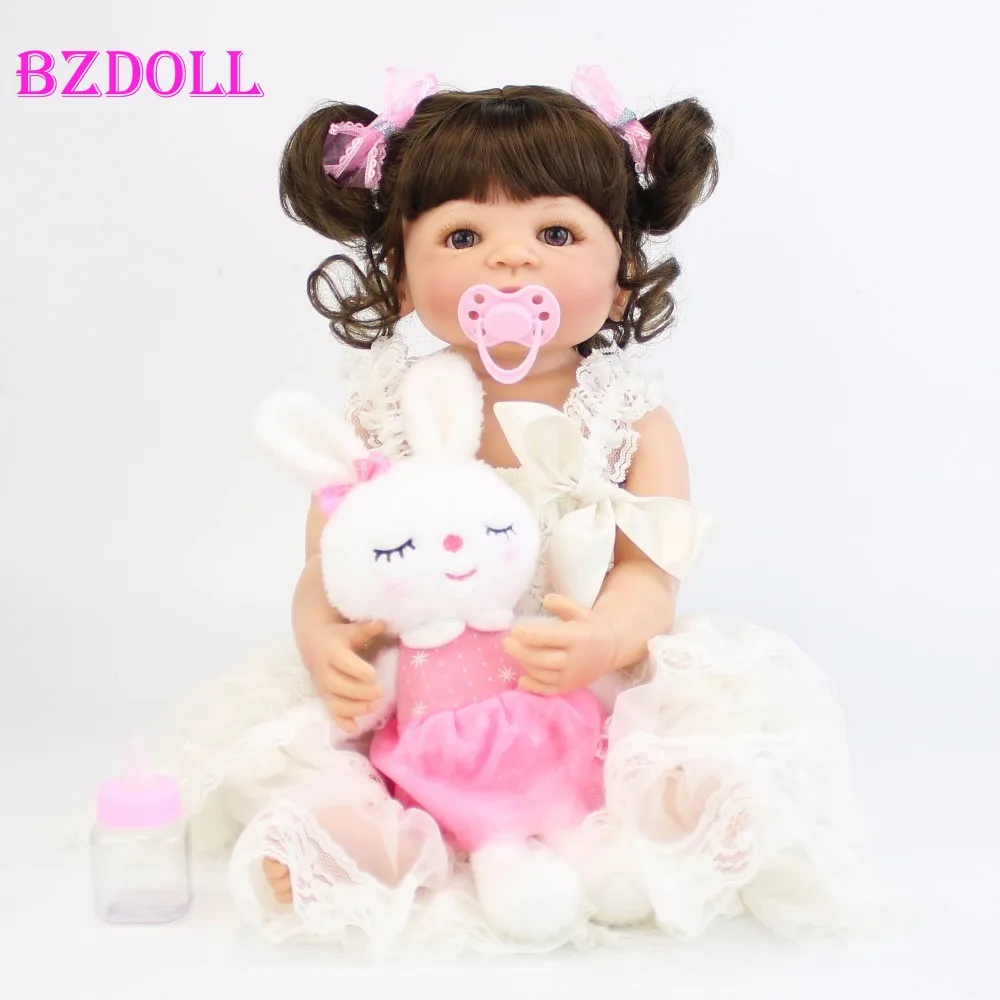55cm Full Silicone Vinyl Reborn Alive Baby Doll Newborn Princess Toddler Bebe Toys Girls Bonecas Birthday Gift Child
55cm Full Silicone Vinyl Reborn Alive Baby Doll Newborn Princess Toddler Bebe Toys Girls Bonecas Birthday Gift Child
