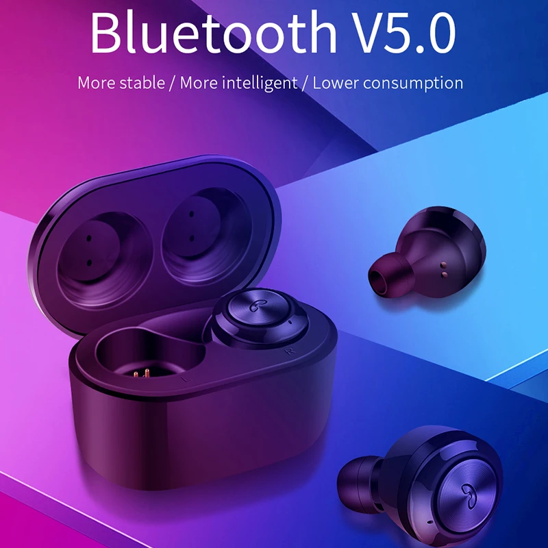 TWS Wireless Bluetooth Earphones Heavy Bass Sport Headset Stereo In-ear Mini Earbuds Hifi Earphones With Charging Box
TWS Wireless Bluetooth Earphones Heavy Bass Sport Headset Stereo In-ear Mini Earbuds Hifi Earphones With Charging Box