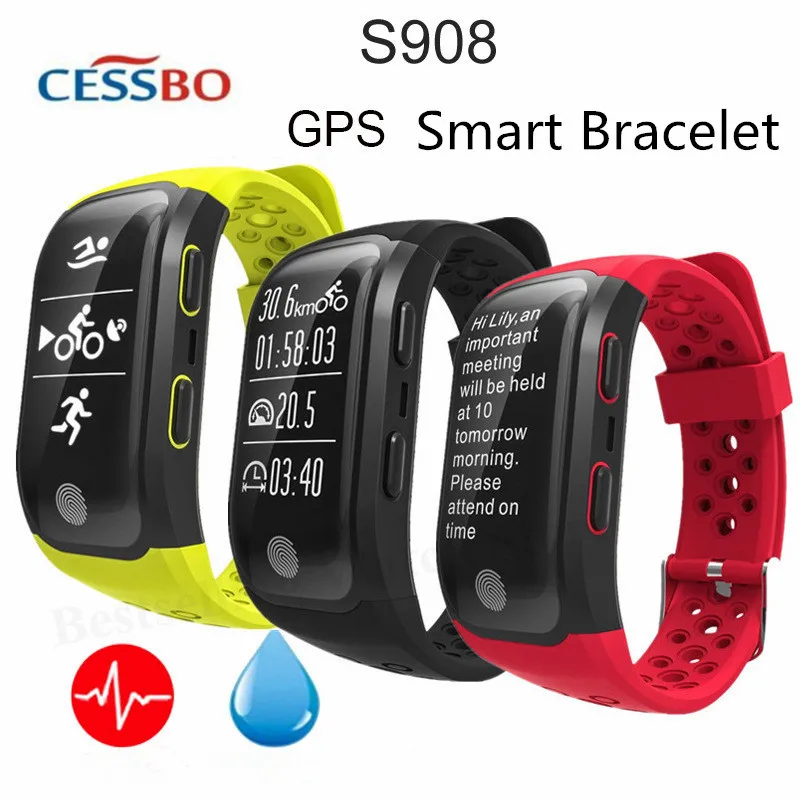 S908 GPS Smart Wrist Band Fitness Bracelet Watch 3D Big Touch Screen OLED Message Heart Rate Time Smartband Bluetooth Sync Phone
S908 GPS Smart Wrist Band Fitness Bracelet Watch 3D Big Touch Screen OLED Message Heart Rate Time Smartband Bluetooth Sync Phone