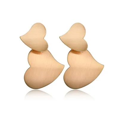 New Earrings Women's Peach Double Heart Ear Ring Popular Gold Earrings Wholesale Earrings For Women Earings Fashion Jewelry E101
New Earrings Women's Peach Double Heart Ear Ring Popular Gold Earrings Wholesale Earrings For Women Earings Fashion Jewelry E101