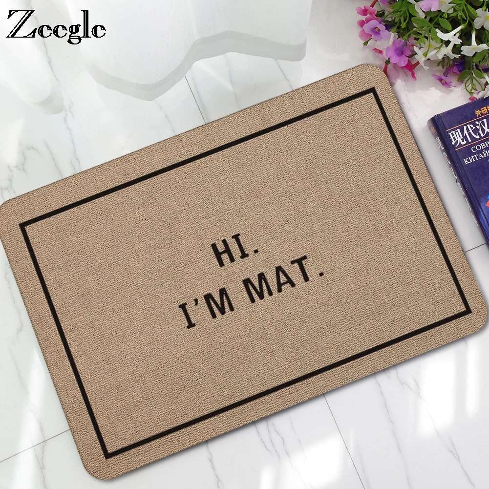 Zeegle Rubber Floor Mat Doormat Outdoor Absorbent Bathroom Mat Bedroom Carpet Bedside Rugs Anti-slip Carpet Entrance Kitchen Mat
Zeegle Rubber Floor Mat Doormat Outdoor Absorbent Bathroom Mat Bedroom Carpet Bedside Rugs Anti-slip Carpet Entrance Kitchen Mat