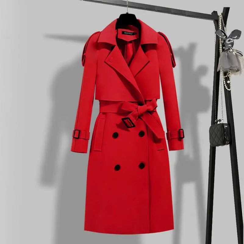 2019 Spring Autumn British New Women Double Breasted Trench Waterproof Elegant Vintage Classic Long Coat Clothing Plus Size X56
2019 Spring Autumn British New Women Double Breasted Trench Waterproof Elegant Vintage Classic Long Coat Clothing Plus Size X56