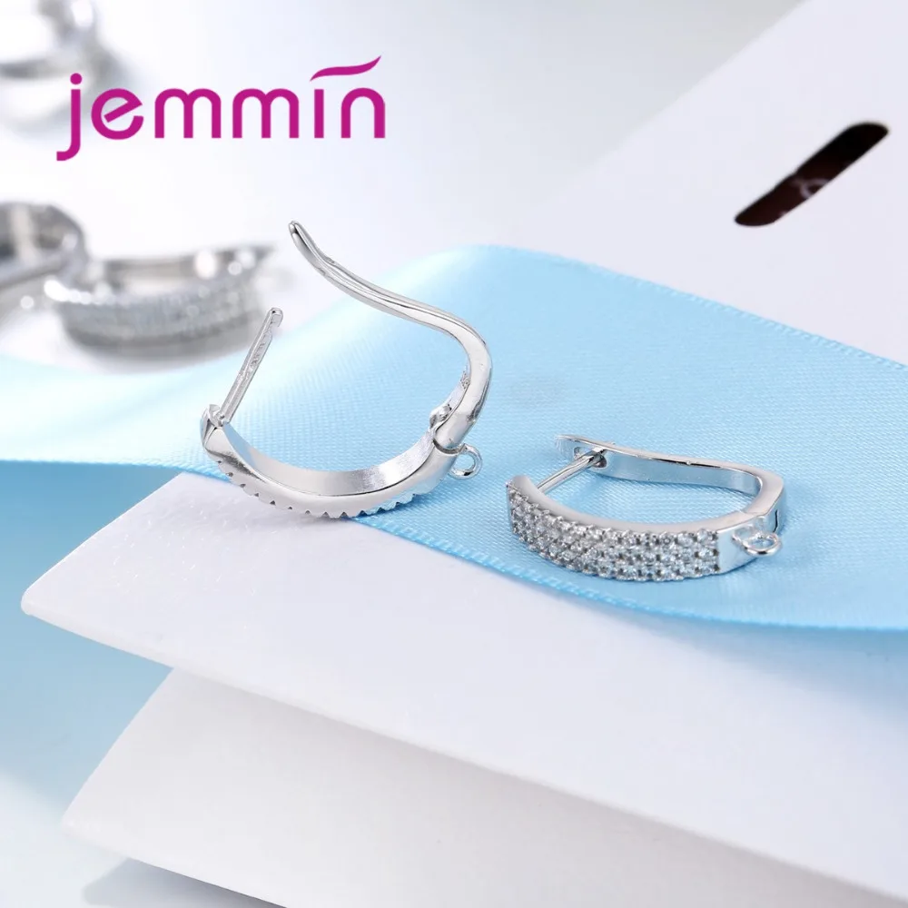 Brand Fashion Pierced Ear Hoop Earring for Women 925 Sterling Silver DIY Earings Crystal CZ Wedding Jewelry
Brand Fashion Pierced Ear Hoop Earring for Women 925 Sterling Silver DIY Earings Crystal CZ Wedding Jewelry