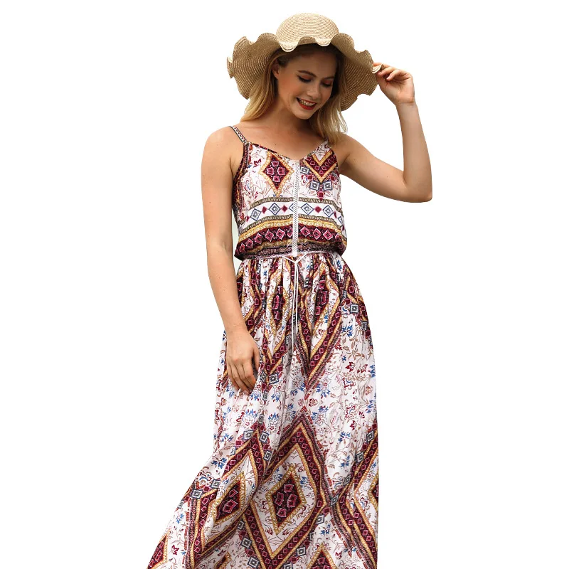 Summer Vintage Backless Bohemian Straight Dress Spaghetti Strap Summer Vintage Bohemian Long Dress Casual Spaghetti Strap Dress
Summer Vintage Backless Bohemian Straight Dress Spaghetti Strap Summer Vintage Bohemian Long Dress Casual Spaghetti Strap Dress