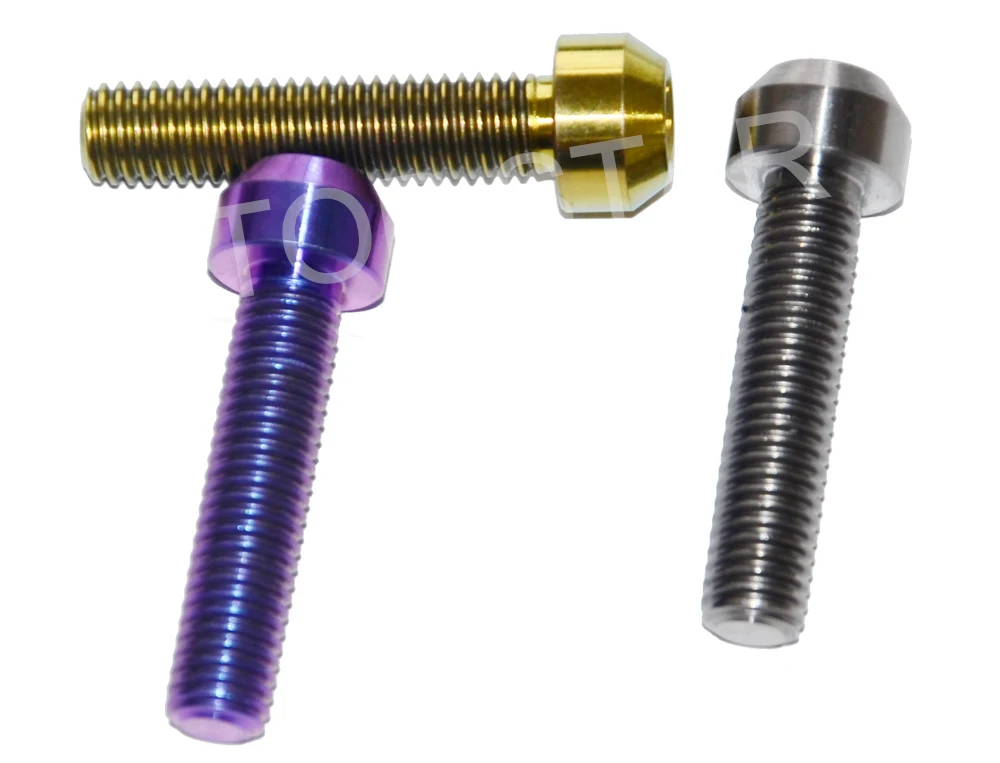 Button head Titanium bolts for Motorcycle M8 X 35mm Grade5 Titanium alloy Bolt 2 PCS
