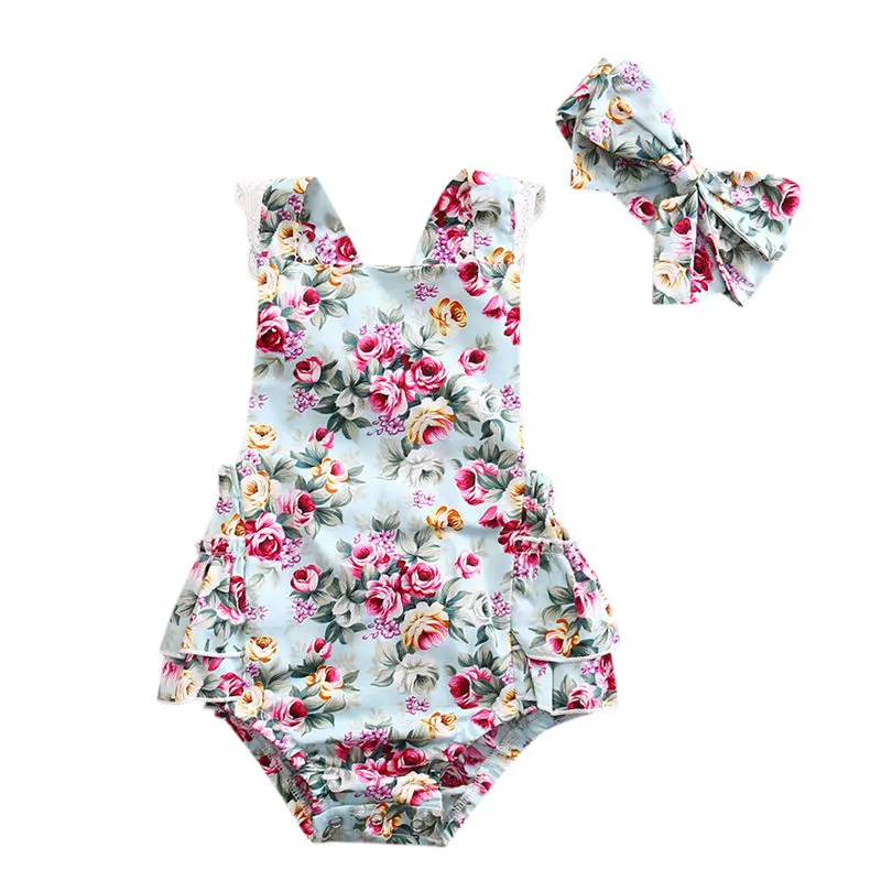 Baby Girls Bodysuit Newborn Lace Jumpsuit Summer Infant Clothes Baby Flowers Bodysuit+Headband Toddler Kids Outfit 0-2T 2pcs
Baby Girls Bodysuit Newborn Lace Jumpsuit Summer Infant Clothes Baby Flowers Bodysuit+Headband Toddler Kids Outfit 0-2T 2pcs