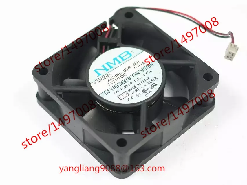 NMB-MAT 2408NL-05W-B50 L09 DC 24V 0.09A 2-проводной 60x60x20 мм Сервер вентилятор охлаждения |