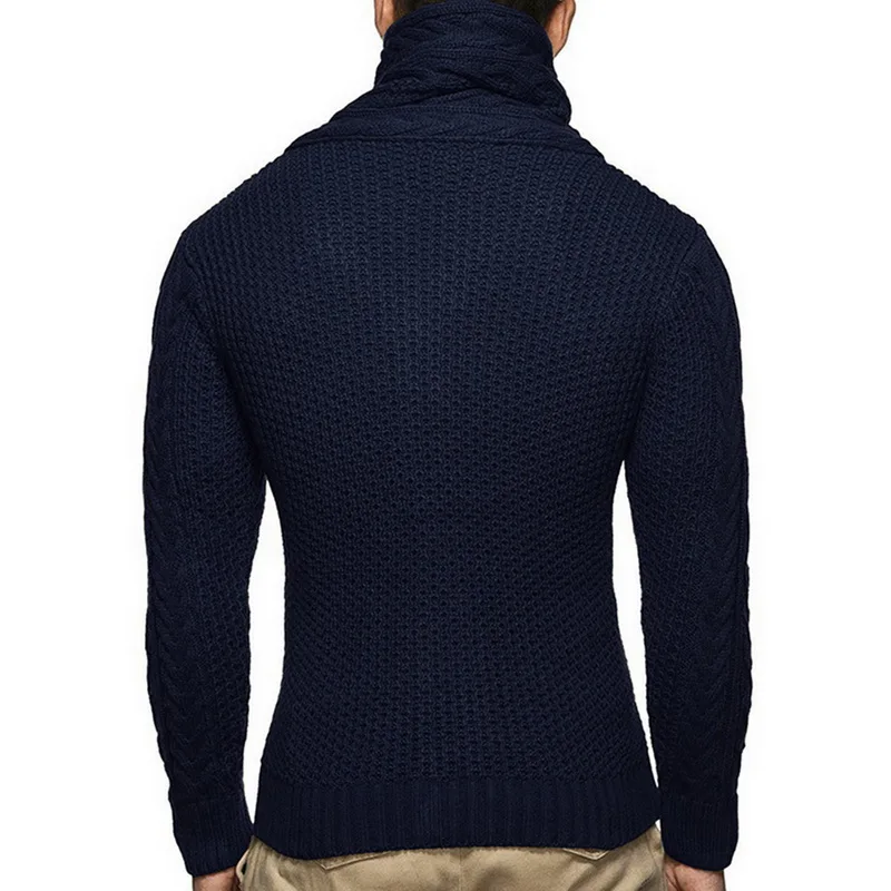 NIBESSER кардиган свитер пальто мужские осенние модные однотонные свитера