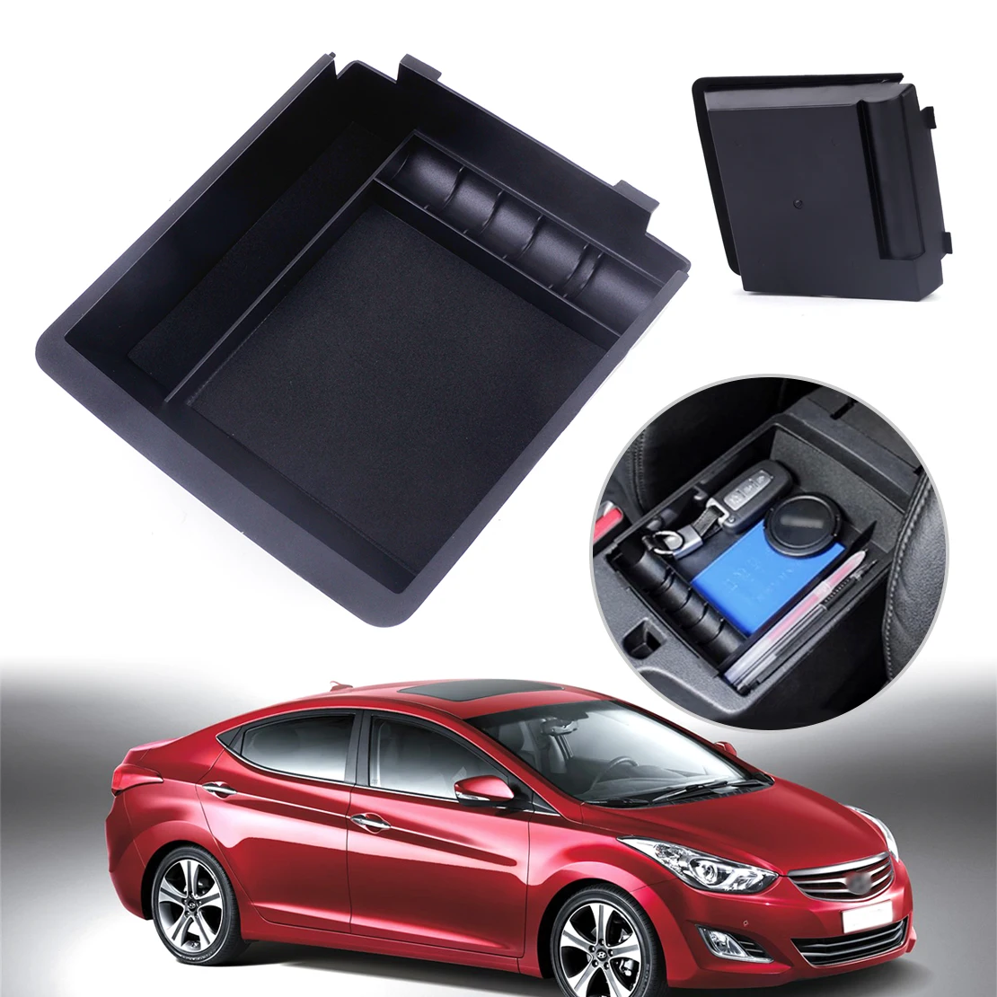 beler 1Pc Black Center Console Armrest Storage Box Tray Pallet Container Fit for Hyundai Elantra 2011 2012 2013 2014 2015
beler 1Pc Black Center Console Armrest Storage Box Tray Pallet Container Fit for Hyundai Elantra 2011 2012 2013 2014 2015