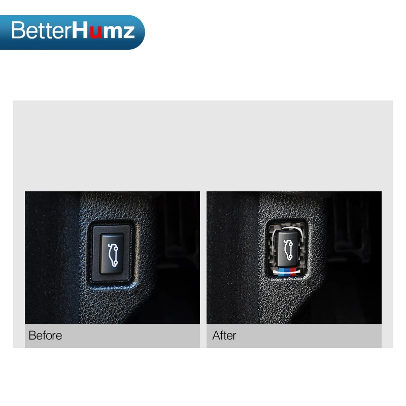Car styling carbon fiber Rear Trunk Switch Control Button Decoration Frame Stickers cover for BMW E60 5 Series 7Series 2008-2017
Car styling carbon fiber Rear Trunk Switch Control Button Decoration Frame Stickers cover for BMW E60 5 Series 7Series 2008-2017