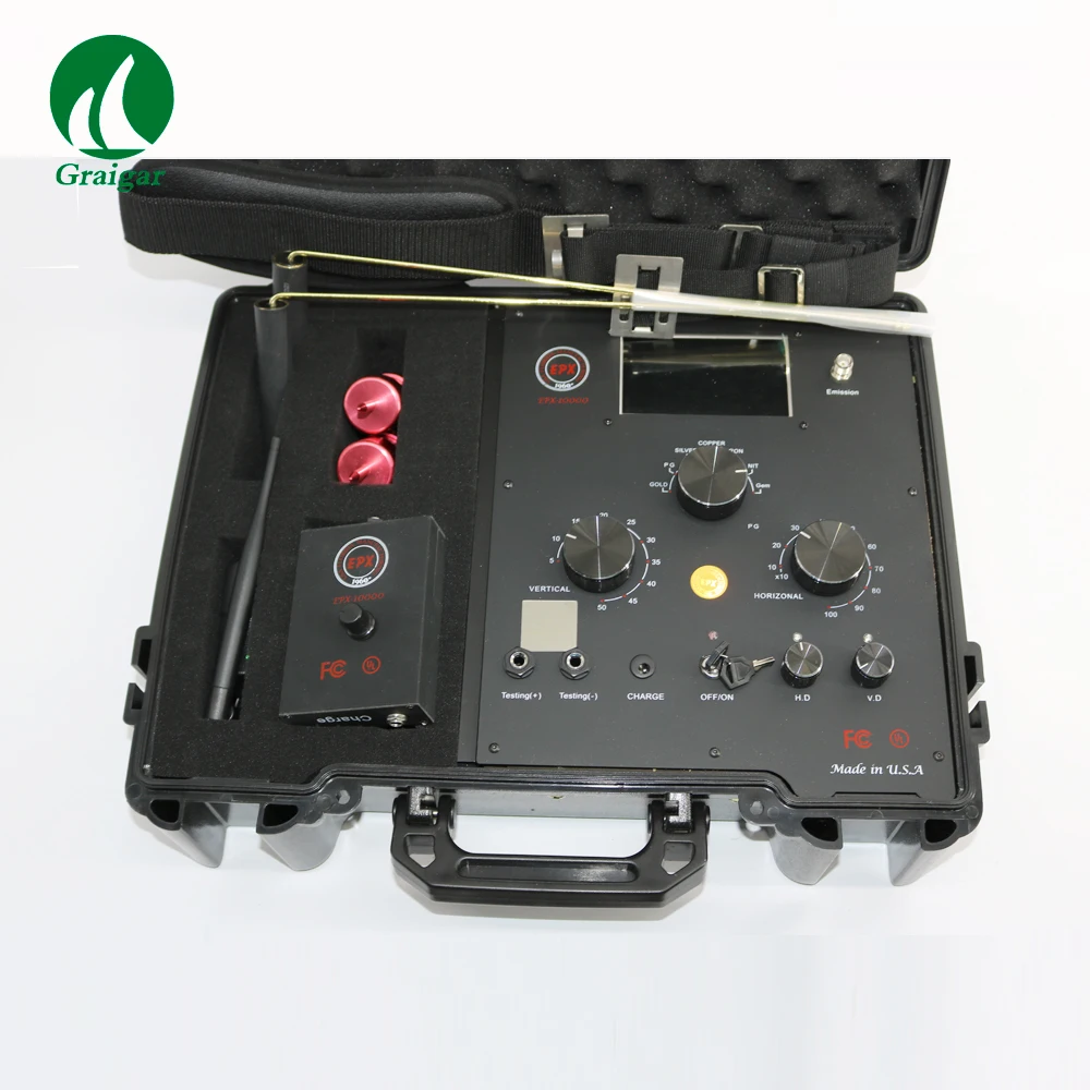 EPX10000 Digital Frequency Radar Remote Underground Metal Detector Depth 5-50m
EPX10000 Digital Frequency Radar Remote Underground Metal Detector Depth 5-50m