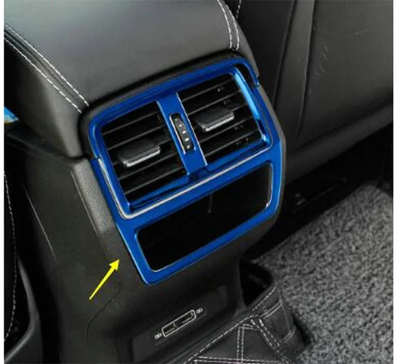 Car Styling Interior Armrest Rear Air Vent Outlet Cover Frame Trim Steel For Skoda Karoq 2017 2018 2019 Car Accessories 2pcs
Car Styling Interior Armrest Rear Air Vent Outlet Cover Frame Trim Steel For Skoda Karoq 2017 2018 2019 Car Accessories 2pcs