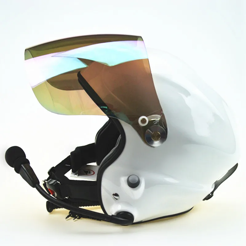 Фото Шум отменить Paramotor шлемы с цветной зеркальный козырек - купить