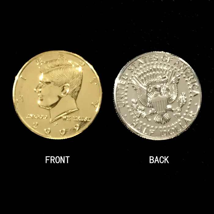 1pc gold silver coin US half dollar 3cm/ close-up stage street magic tricks products toys
1pc gold silver coin US half dollar 3cm/ close-up stage street magic tricks products toys