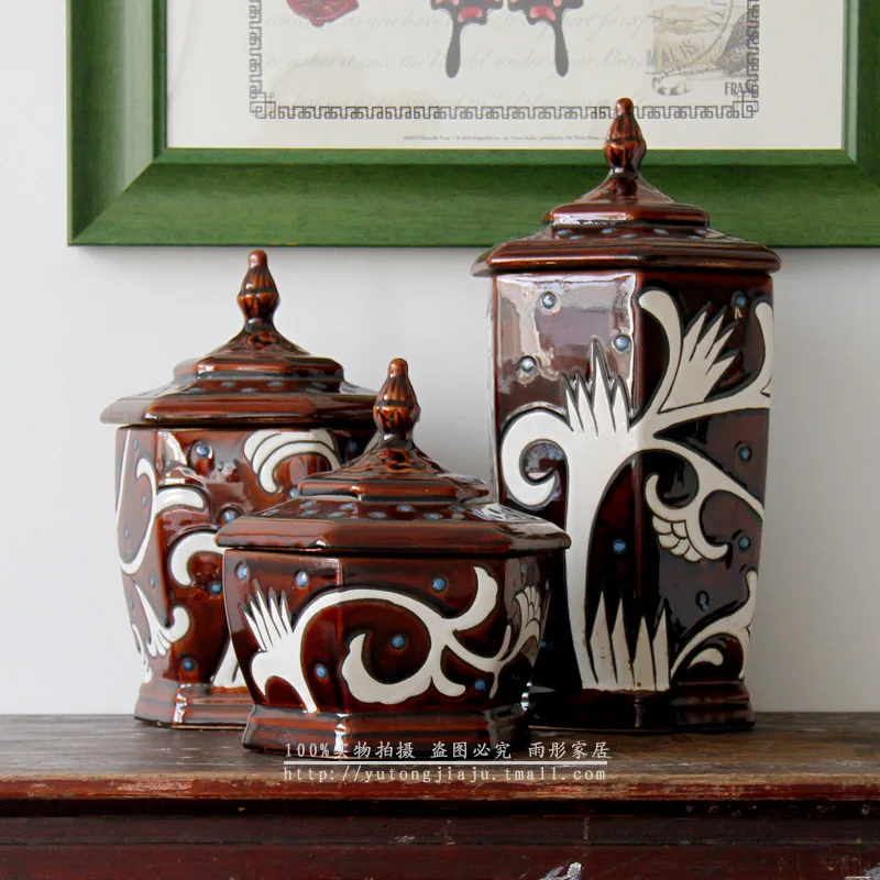 European style Jingdezhen ceramics craft jewelryornaments Home Furnishing space storage tank accessories
European style Jingdezhen ceramics craft jewelryornaments Home Furnishing space storage tank accessories