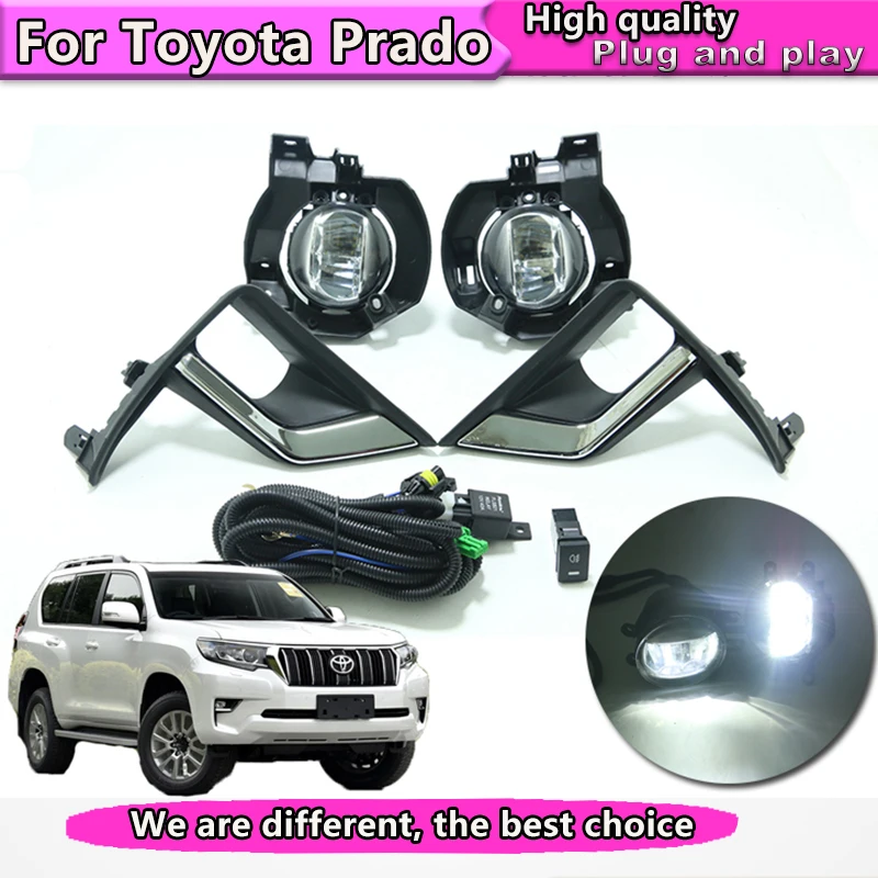 Car Styling Wires Switch Front Bumper Driving Spot Lamp Led Fog Light for Toyota Prado 2018 Land Cruiser
Car Styling Wires Switch Front Bumper Driving Spot Lamp Led Fog Light for Toyota Prado 2018 Land Cruiser