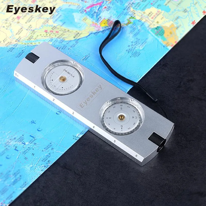 Компас Eyeskey, профессиональный, многофункциональный, алюминиевый, для выживания, Клинометр, высота наклона измерительный компас
Компас Eyeskey, профессиональный, многофункциональный, алюминиевый, для выживания, Клинометр, высота наклона измерительный компас