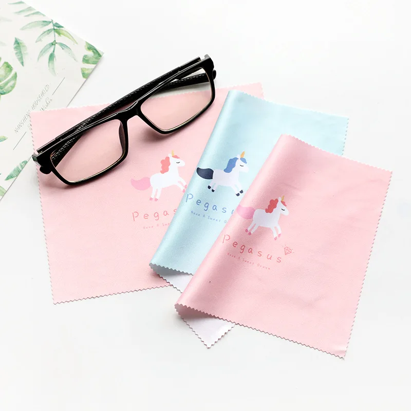2pcs/lot Glasses Cloth Pink/Blue Unicorn Microfiber Cleaning Optical Lens Camera Mobile Phone Screen Cleaning Cloth 170*140
2pcs/lot Glasses Cloth Pink/Blue Unicorn Microfiber Cleaning Optical Lens Camera Mobile Phone Screen Cleaning Cloth 170*140