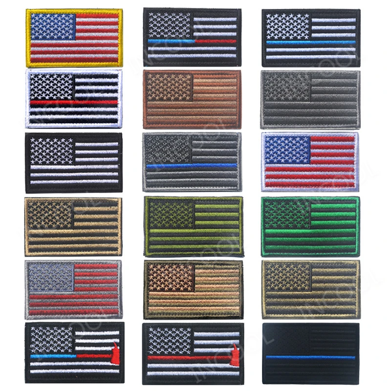 30 PC United States Flag Embroidery Patch USA Flags US Army Tactical Military Patches Emblem Embroidered Badges Wholesale
30 PC United States Flag Embroidery Patch USA Flags US Army Tactical Military Patches Emblem Embroidered Badges Wholesale