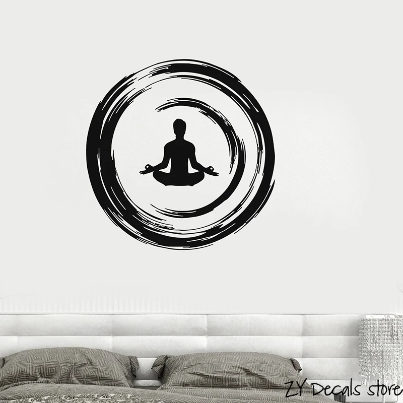 Yoga Buddhist Meditation Wall Decals Circle Wall Stickers For Bedroom Removable Art Mural For Yoga Studio Home Decoation L360
Yoga Buddhist Meditation Wall Decals Circle Wall Stickers For Bedroom Removable Art Mural For Yoga Studio Home Decoation L360